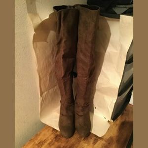 NIB Torrid Molly Suede Over The Knee Boots Size 12